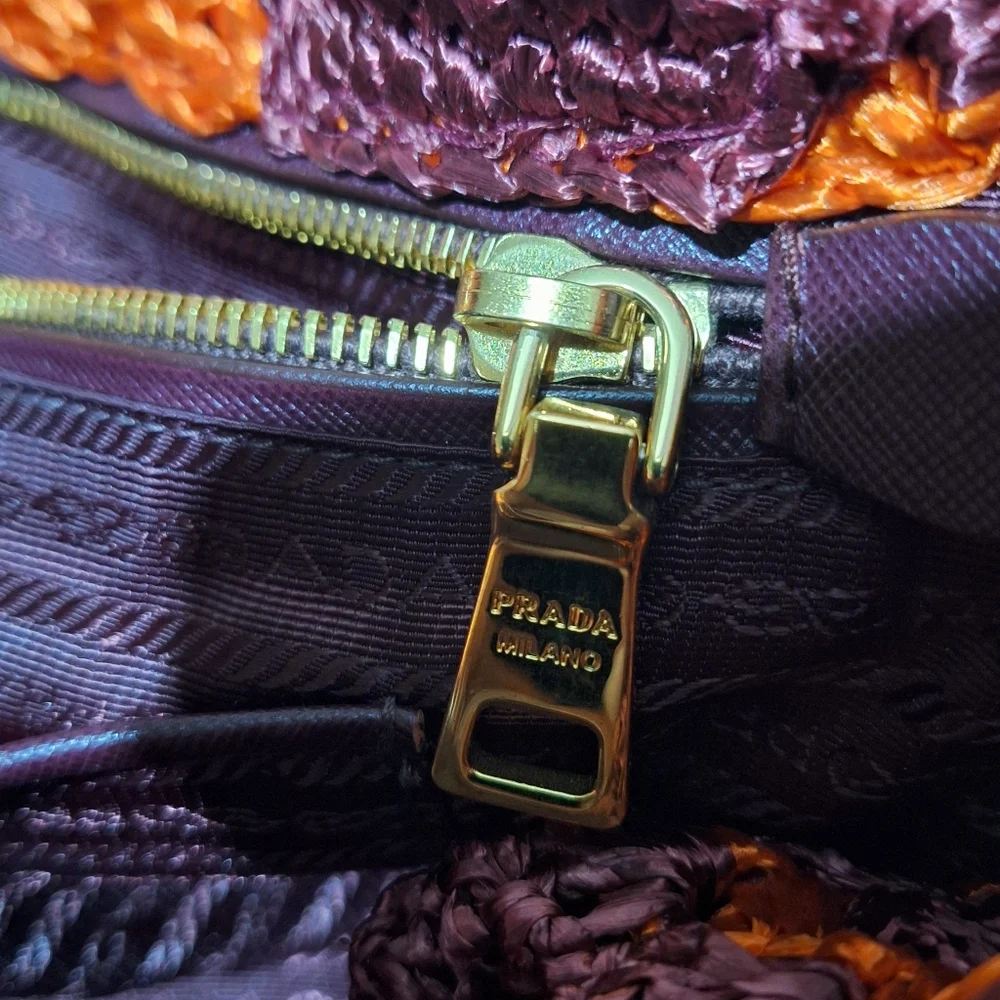 Prada Rafia Crochet Bag - Picture 7 of 15